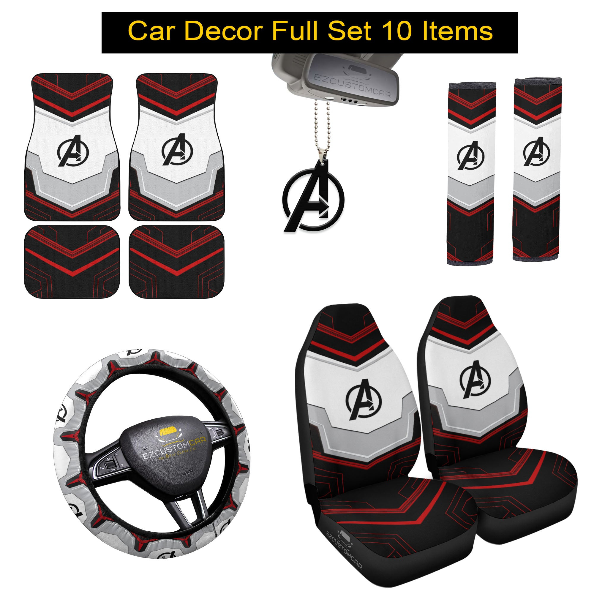 Avengers Suite Combo Car Bundle Pack Accessories