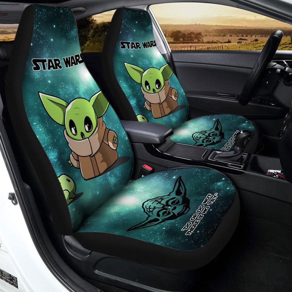Baby Yoda Cute Art Car Seat Covers
