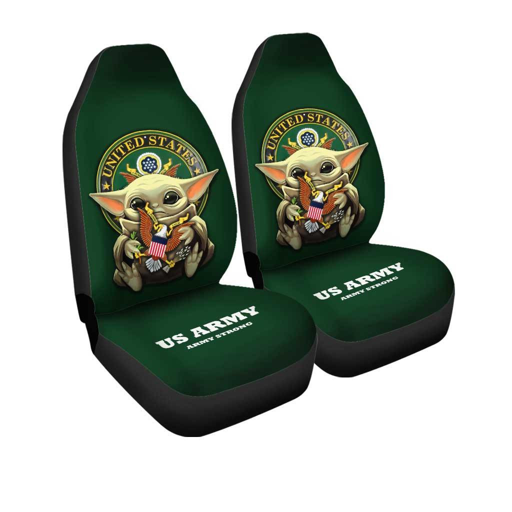 Baby Yoda U.S Army Car Seat Covers