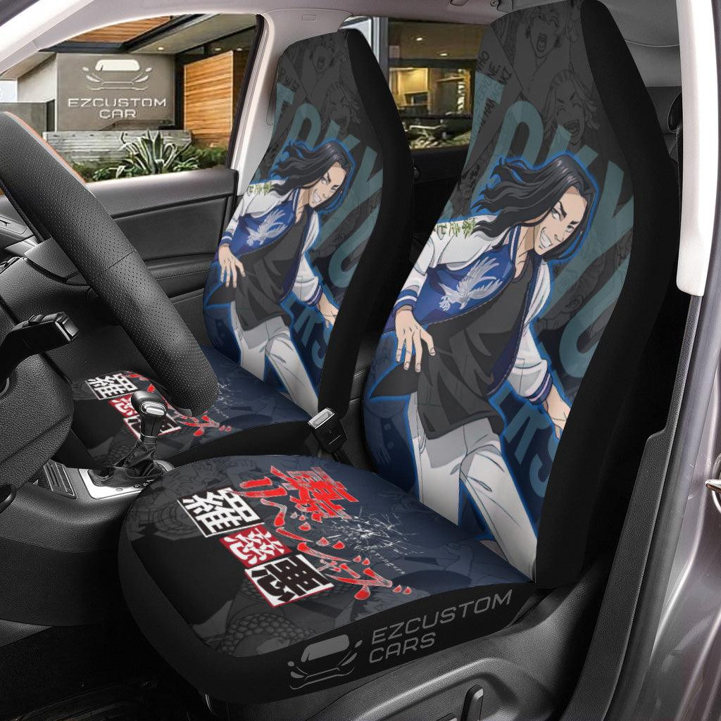 Keisuke Baji Car Seat Covers Custom Anime Tokyo Revengers Car Accessories