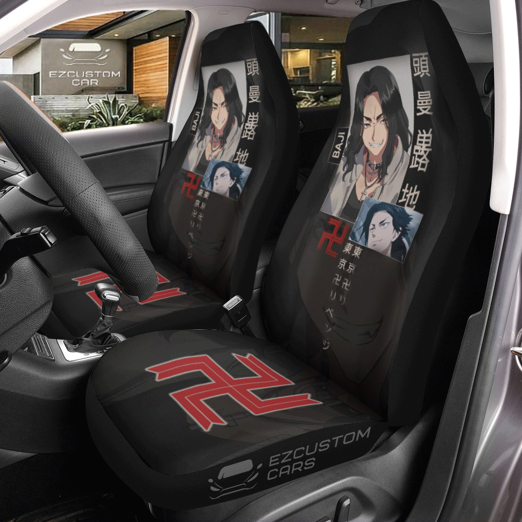Baji Tokyo Revengers Car Seat Covers