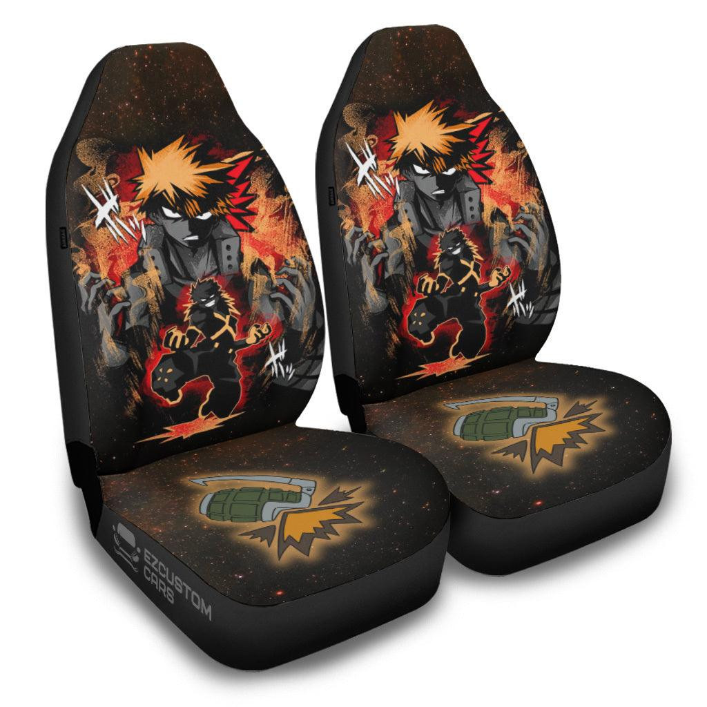 Bakugo Car Seat Covers Custom Anime My Hero Academia Car Accessories