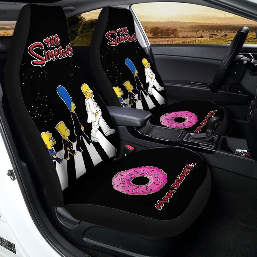 Beatles The Simpson Car Seat Covers