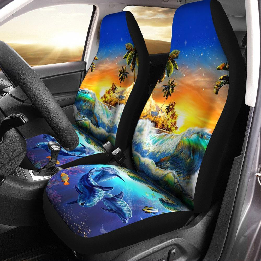 Beauty Dolphins Car Floor Mats