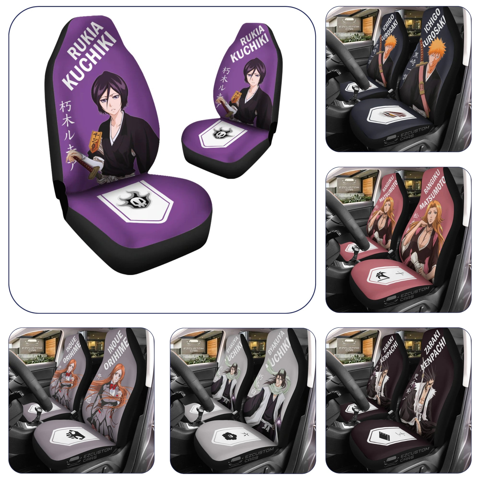 Bleach Car Seat Covers – Unleash Your Soul Reaper Spirit on the Road