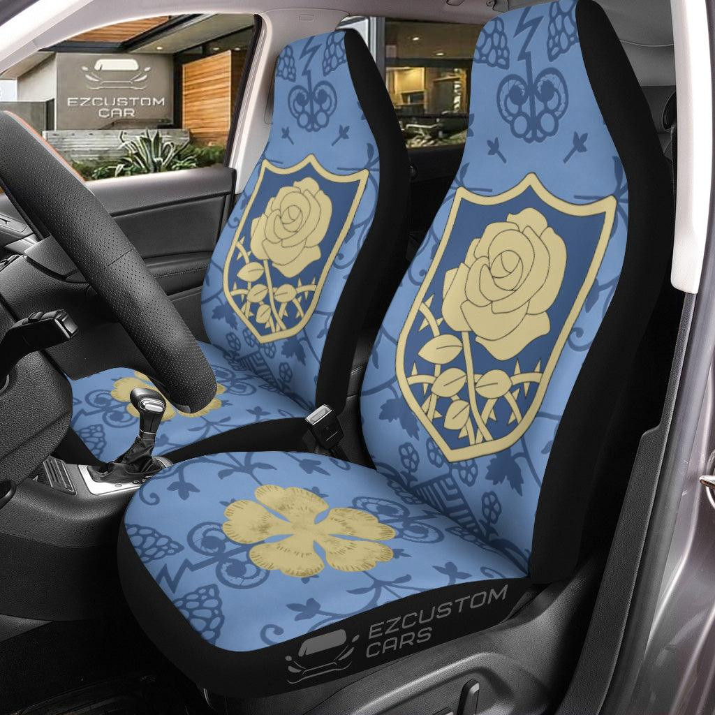 Blue Rose Black Clover Anime Seat Belt Covers