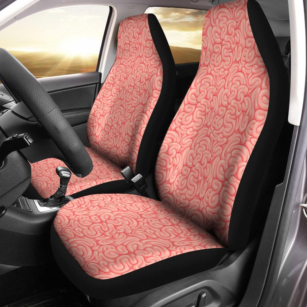 Brain Pattern Custom Seat Belt Covers