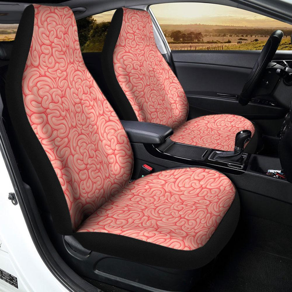 Brain Pattern Car Seat Covers Set Of 2