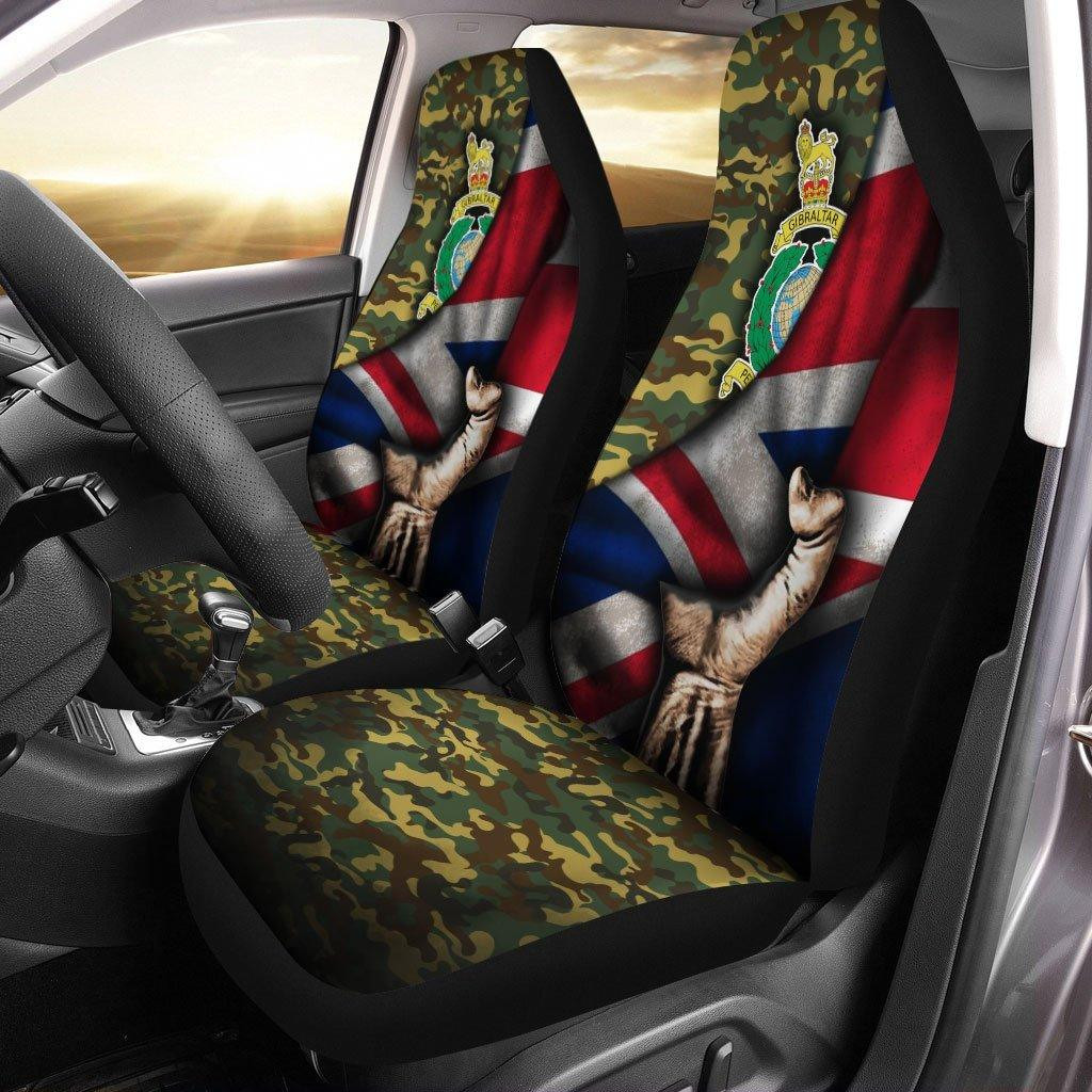 British Royal Navy Behind Flag Car Seat Covers Custom