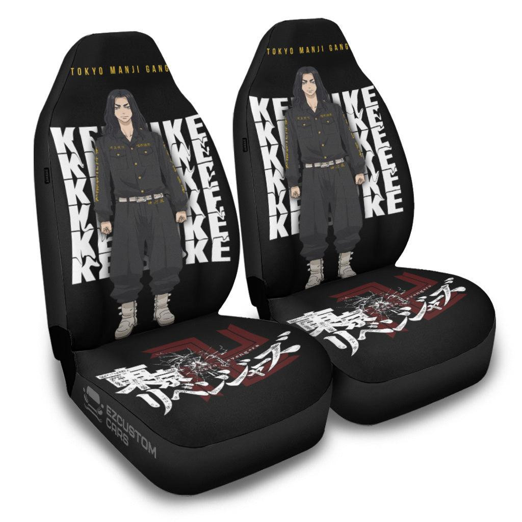Car Seat Covers Custom Anime Tokyo Revengers Car Accessories Manji Gang