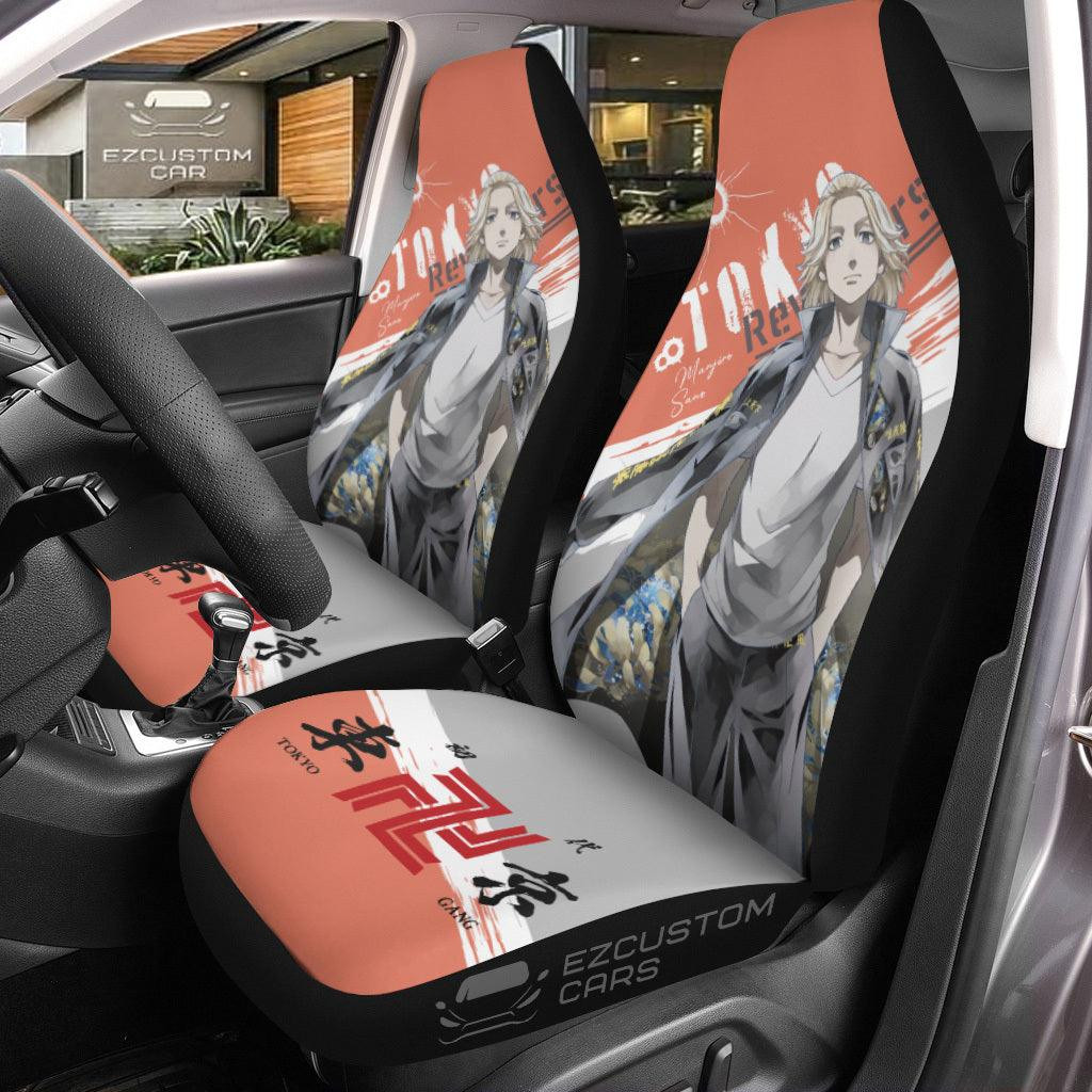 Car Seat Covers Manjiro Sano Custom Anime Tokyo Revengers Car Accessories Car Seat Covers Manjiro Sano Custom Anime Tokyo Revengers Car Accessories