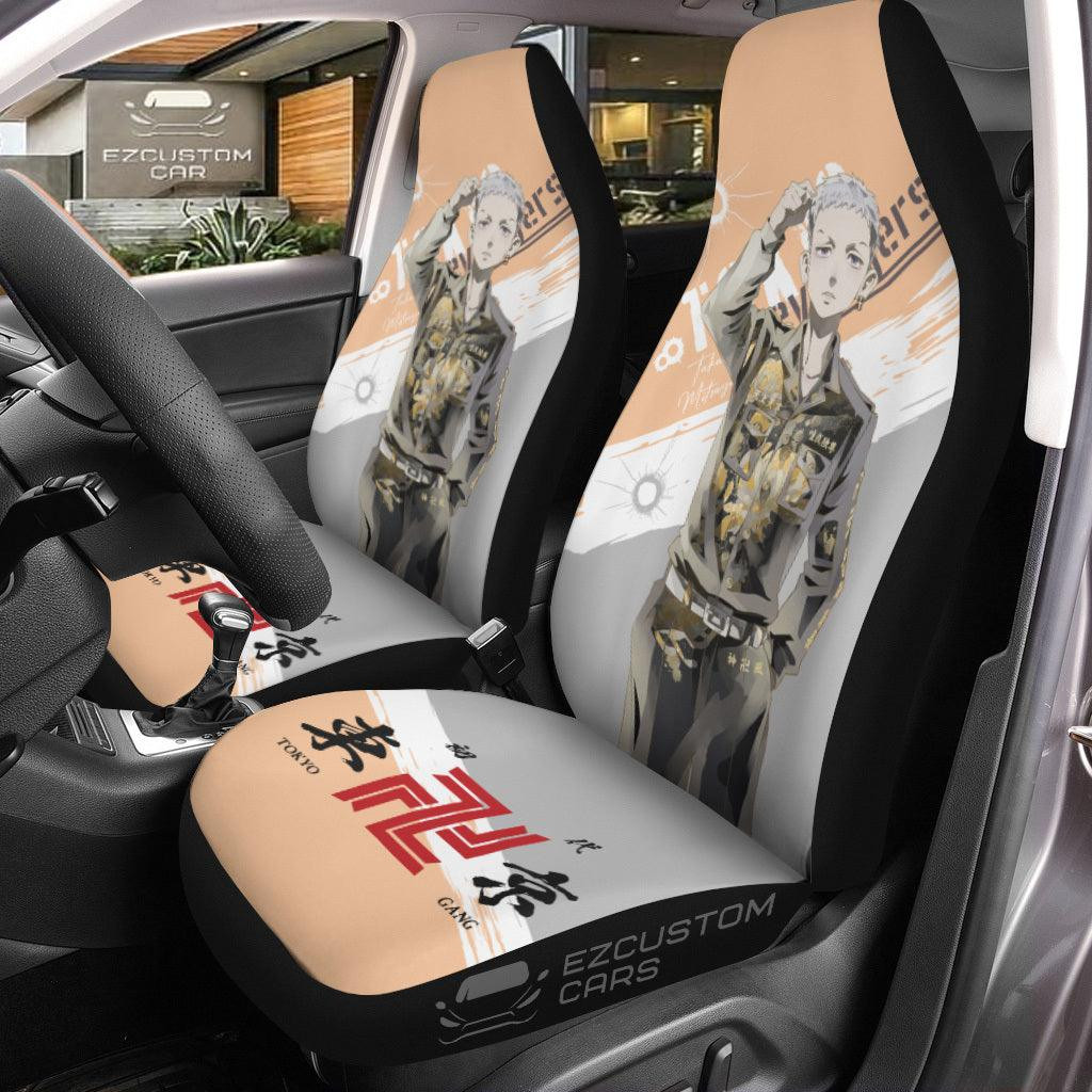 Car Seat Covers Takashi Custom Anime Tokyo Revengers Car Accessories