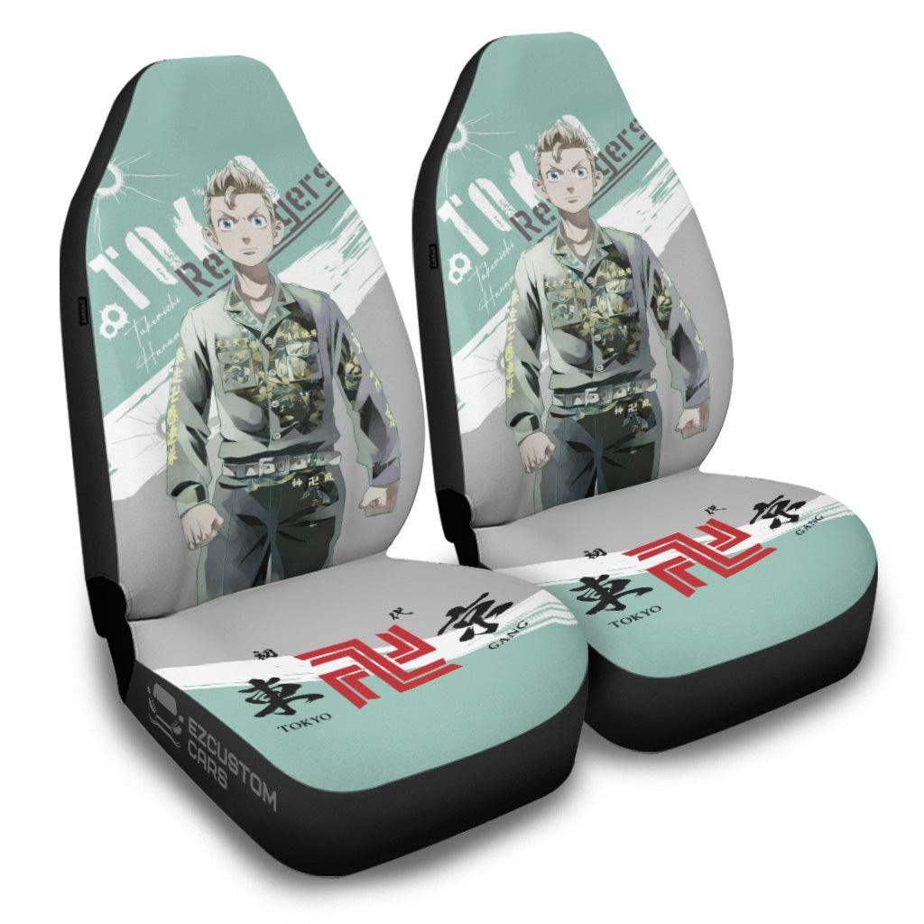 Car Seat Covers Take Michi Custom Anime Tokyo Revengers Car Accessories