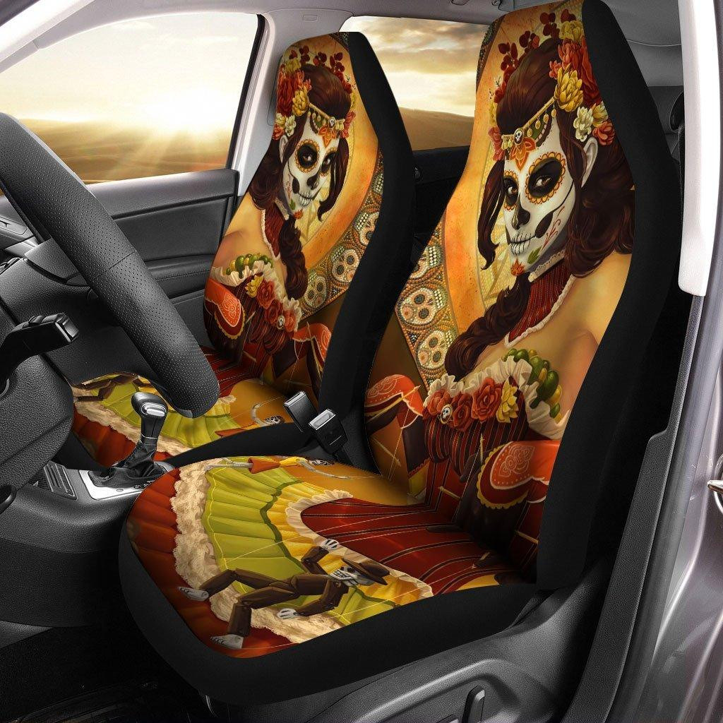 Catrina Girl Ancient Car Seat Covers