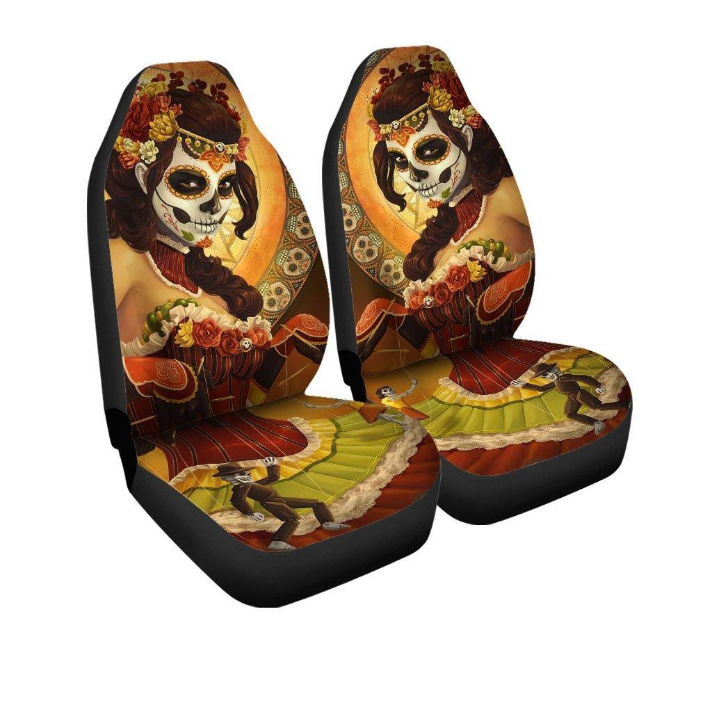 Catrina Girl Ancient Car Seat Covers