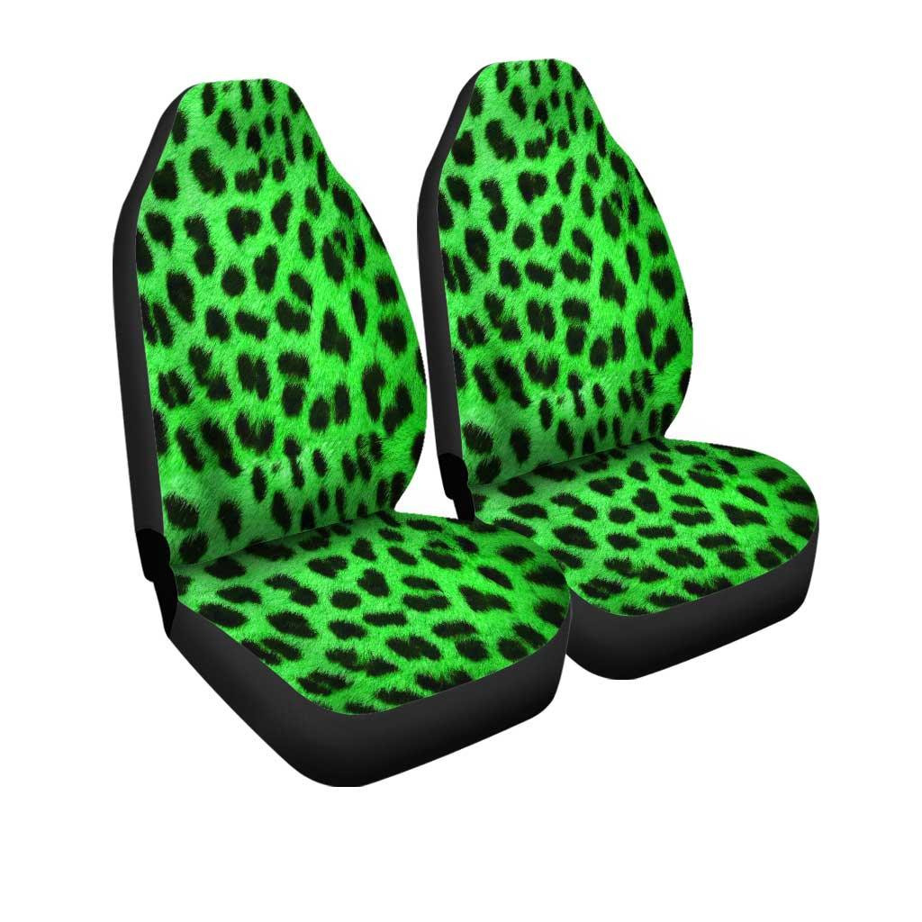 Cheetah Black Skin Custom Car Seat Covers