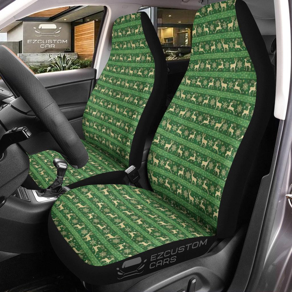 Christmas Car Seat Covers Christmas Car Decor Christmas Reindeer