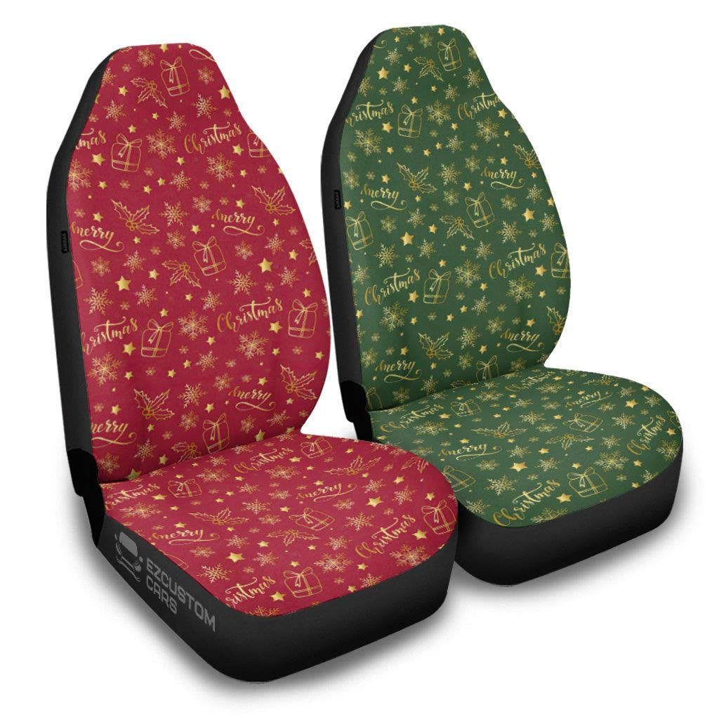 Christmas Car Seat Covers Christmas Car Decor Christmas Pattern