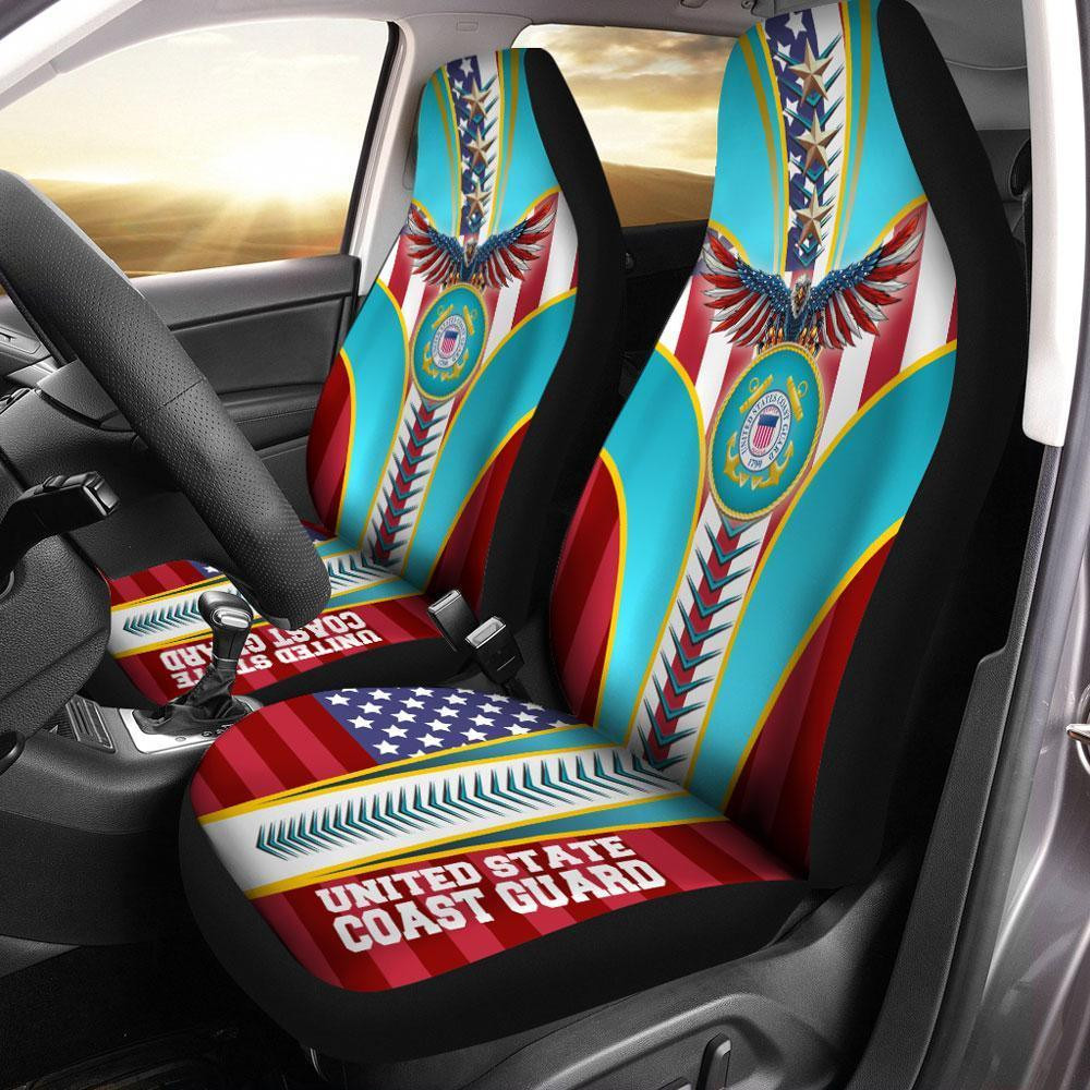 Coast Guard Army Custom Car Seat Covers
