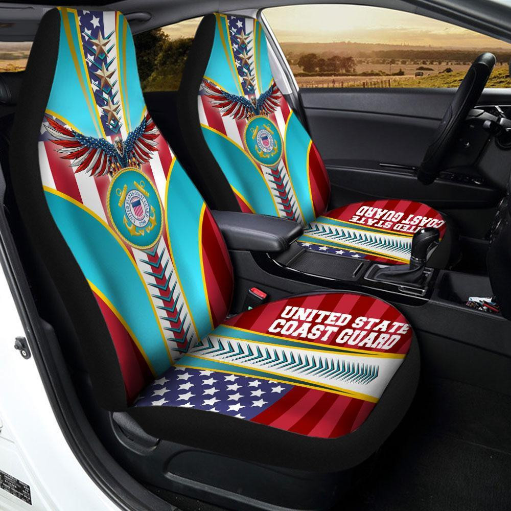 Coast Guard Army Custom Car Seat Covers
