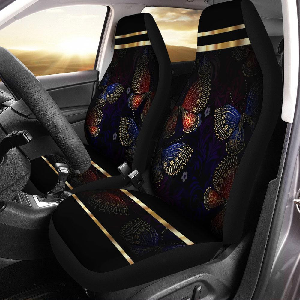 Colorful Butterflies Car Seat Covers