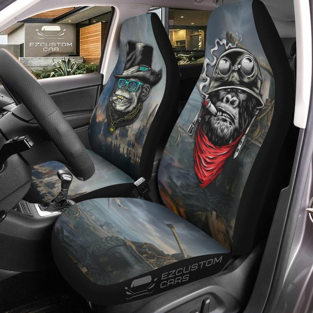 Rock Monkey Car Seat Covers Custom Animal Car Accessories