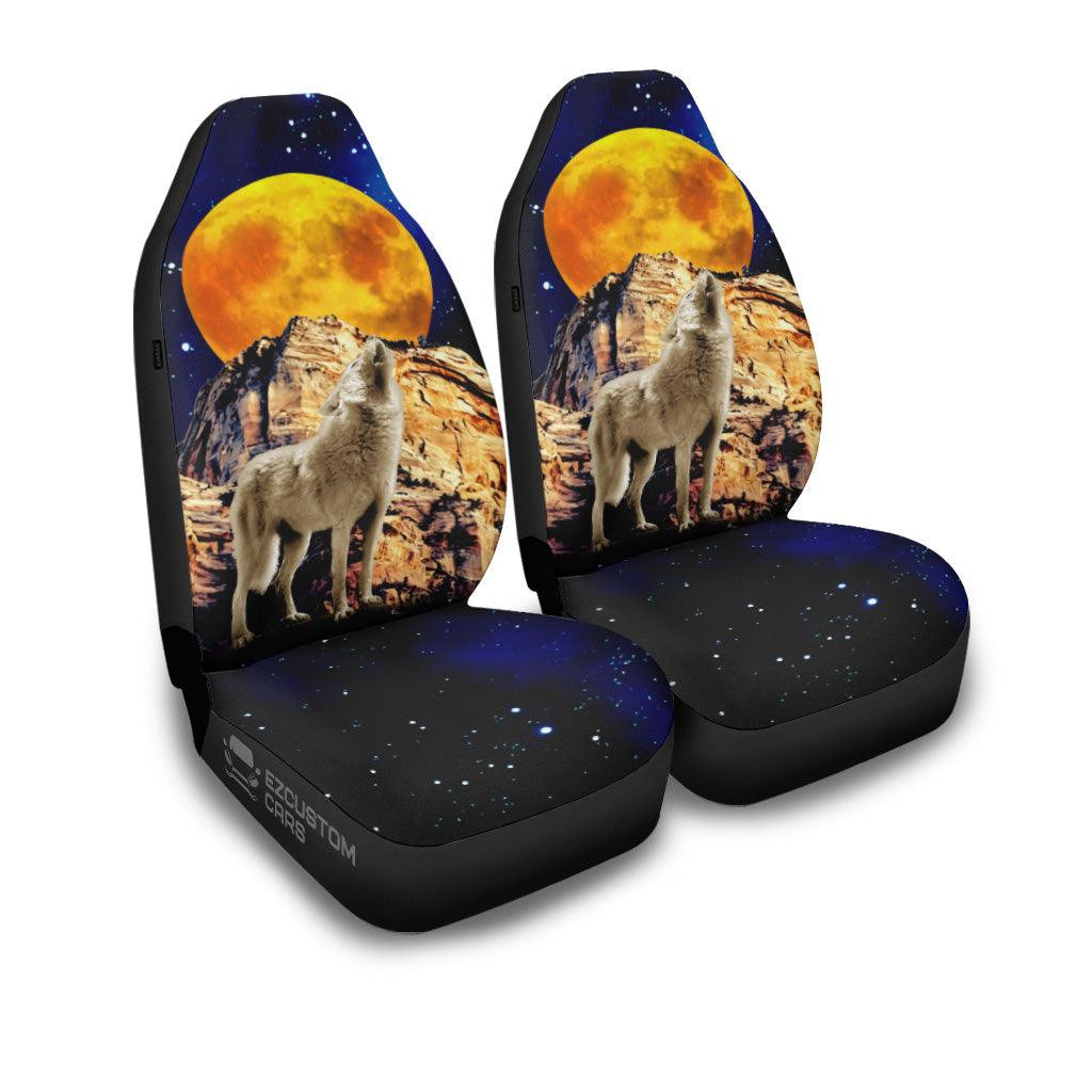 Cry To The Moon Car Seat Covers Custom Animal Car Accessories