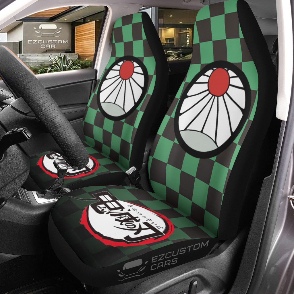 Custom Demon Slayer Kimetsu no Yaiba Anime Car Seat Covers