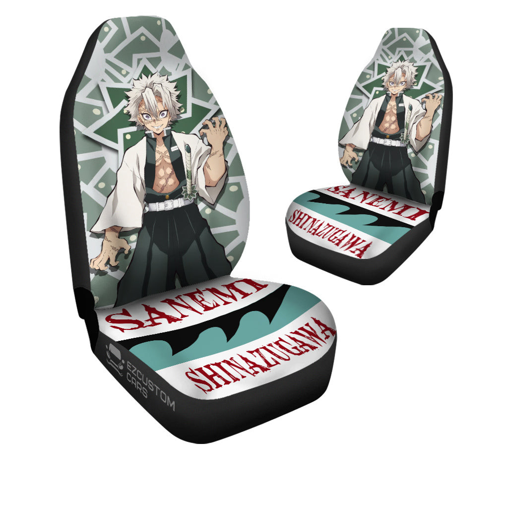 Custom Sanemi Shinazugawa Demon Slayer Car Seat Covers