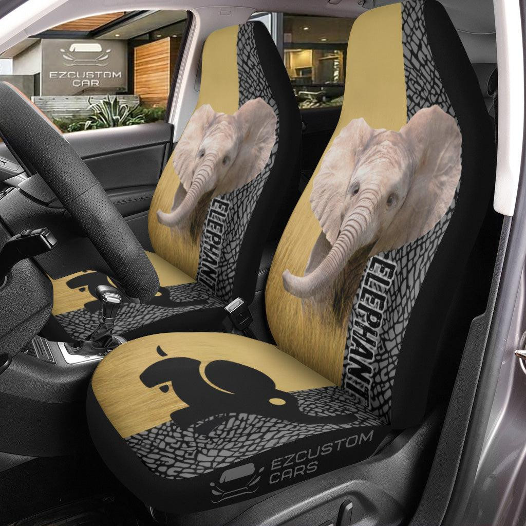 Flower Elephant Car Seat Covers Custom Elephant Car Accessories