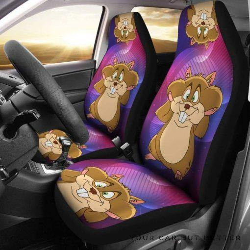 Funny Hamster Pattern Custom Car Seat Covers