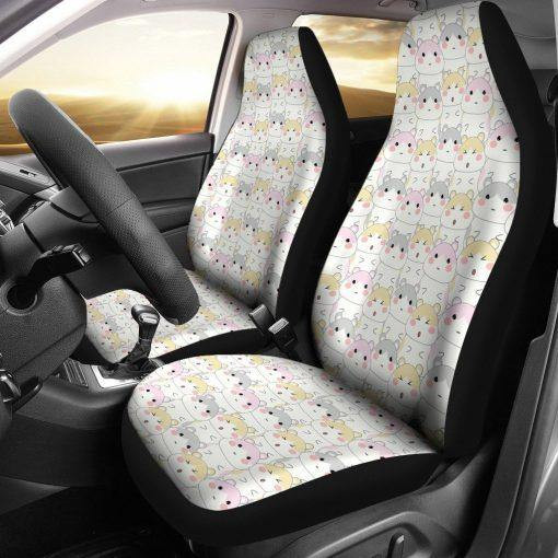 Funny Hamster Pattern Custom Car Seat Covers