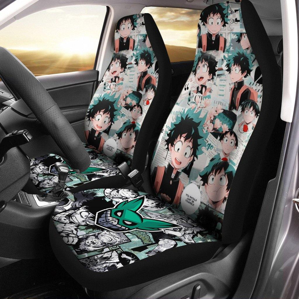 Deku Manga Cool Car Seat Covers Anime My Hero Academia