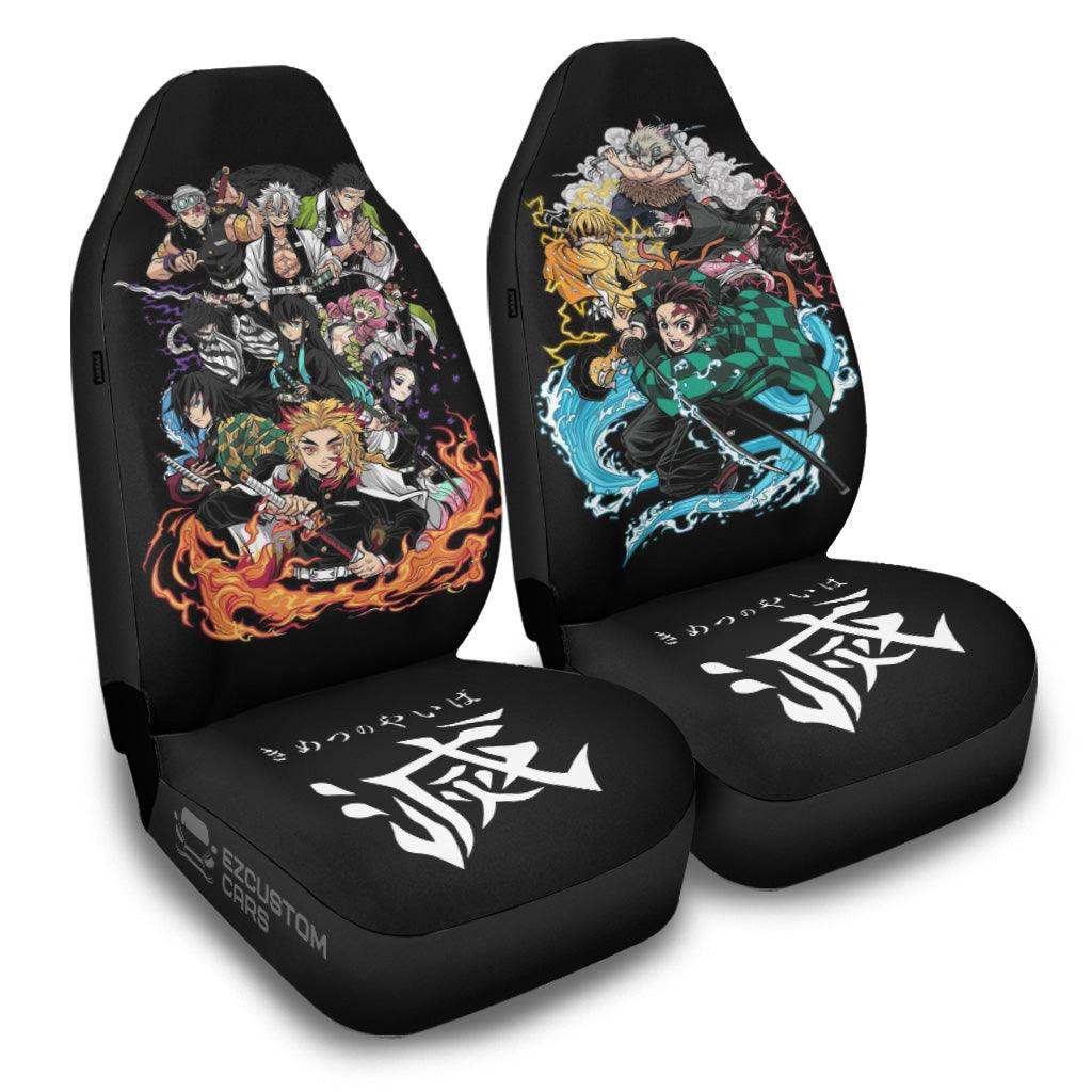 Demon Slayer Anime Car Seat Covers Demon Slayers x Hashira