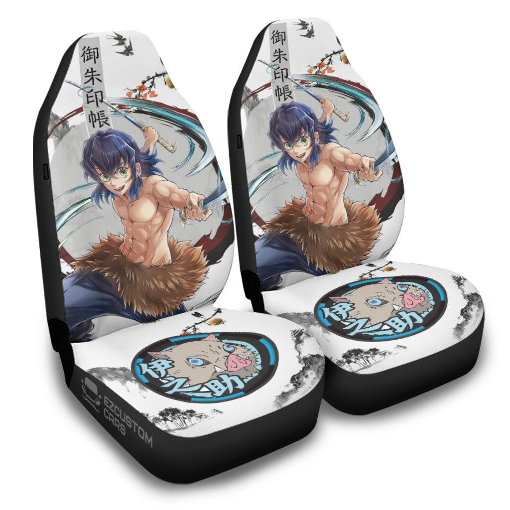 Demon Slayer Anime Car Seat Covers Hashibira Japanese Style