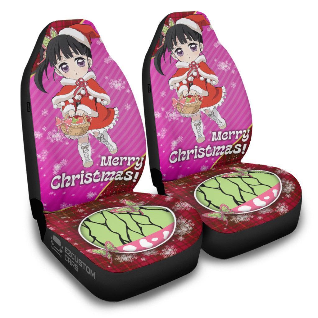 Demon Slayer Anime Car Seat Covers Kanao Tsuyuri Christmas
