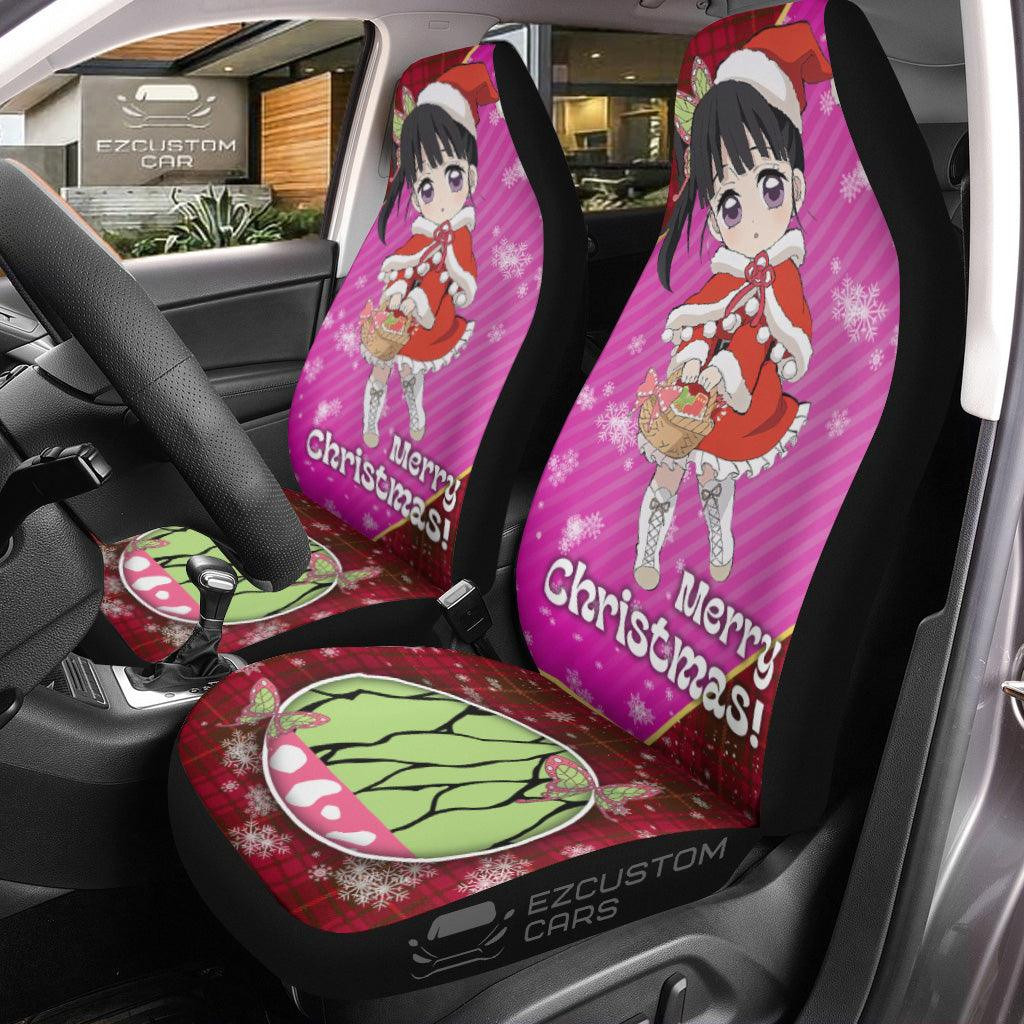 Demon Slayer Anime Car Seat Covers Kanao Tsuyuri Christmas