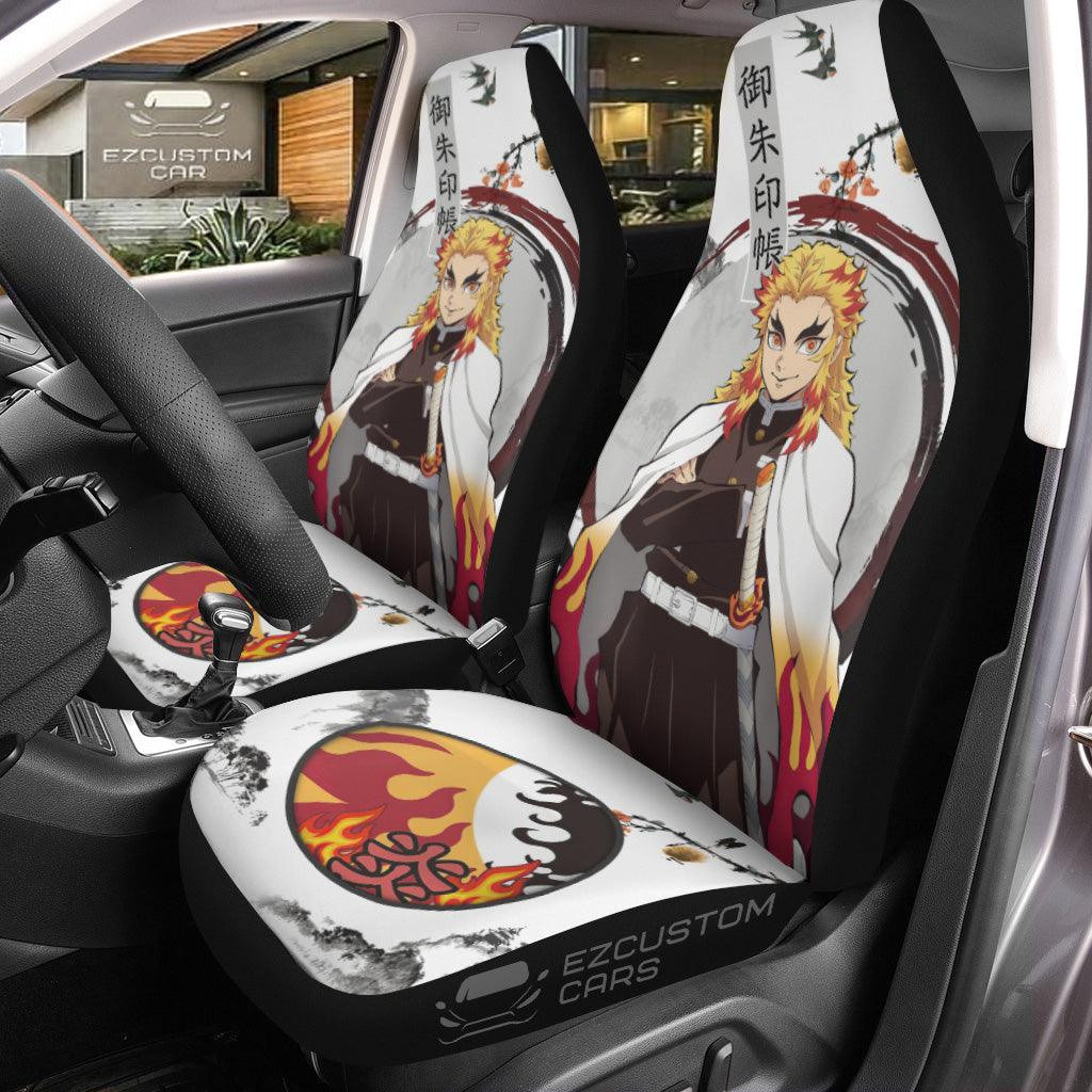 Demon Slayer Car Seat Covers  Kyojuro Rengoku