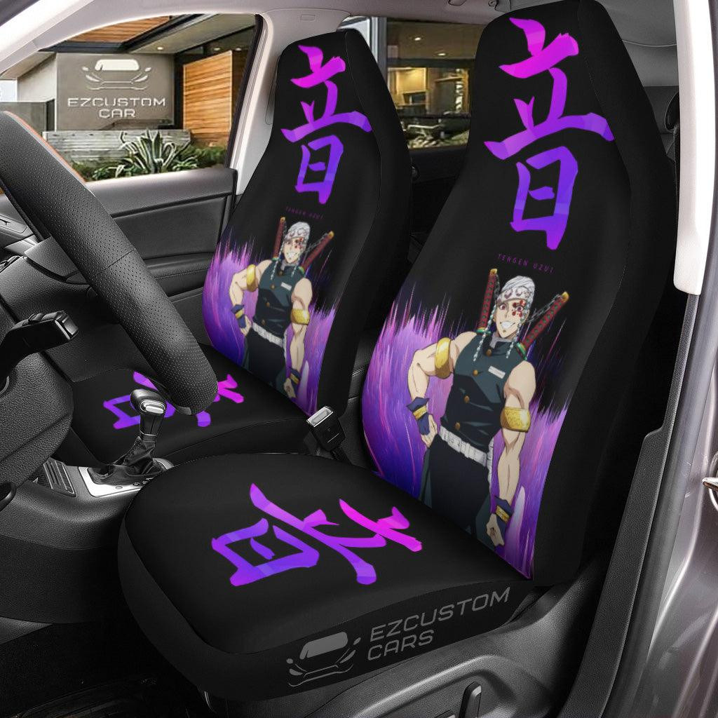 Demon Slayer Anime Car Seat Covers Tengen Uzui Christmas