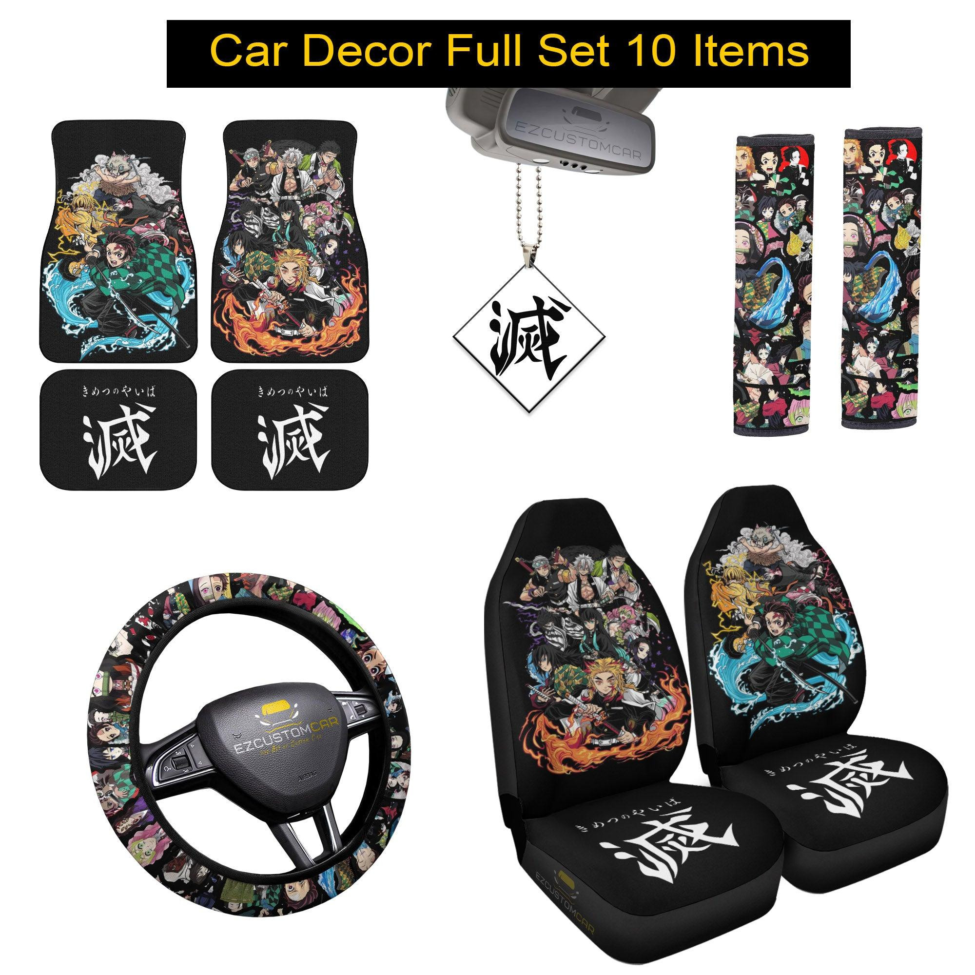 Demon Slayer Car Mats x Seat Covers