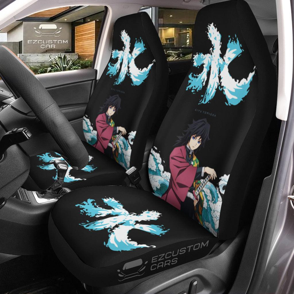 Demon Slayer Car Seat Covers  Giyu Tomioka x Symbol
