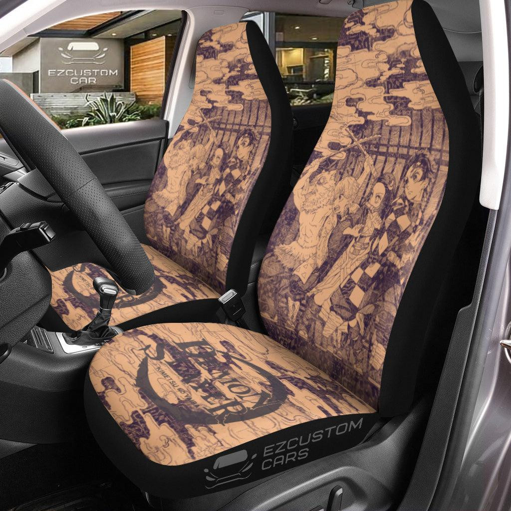 Demon Slayer Kimetsu No Yaiba Anime Car Seat Covers