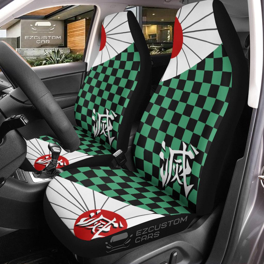 Demon Slayers Car Seat Covers Tanjiro Kamado Kimetsu no Yaiba