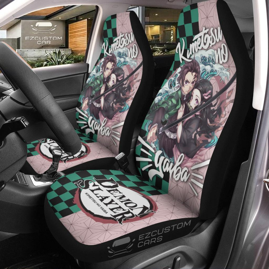 Tanjiro x Nezuko Demon Slayer Car Seat Covers