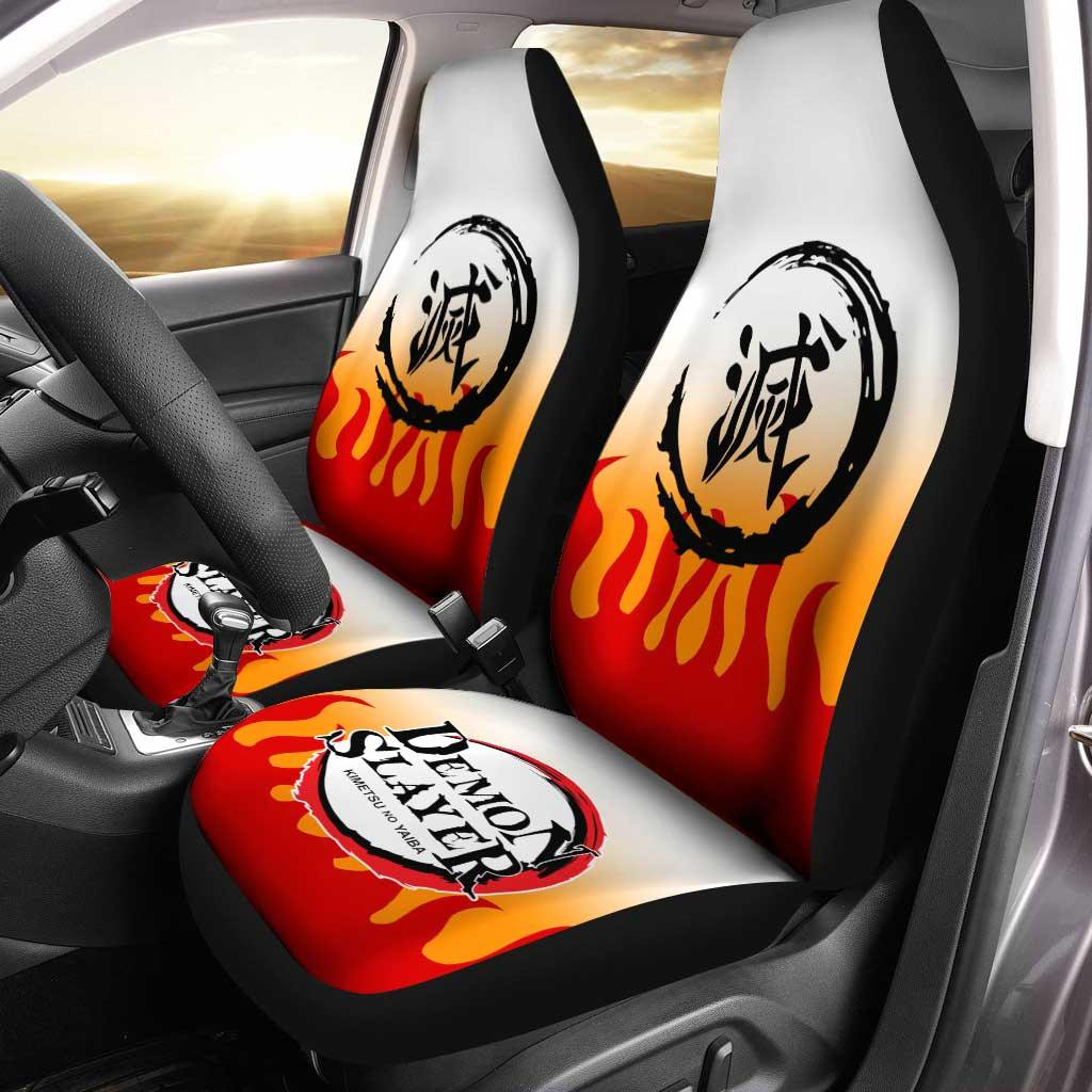 Demon Slayers Car Seat Covers  Rengoku Kinometsu no Yaiba