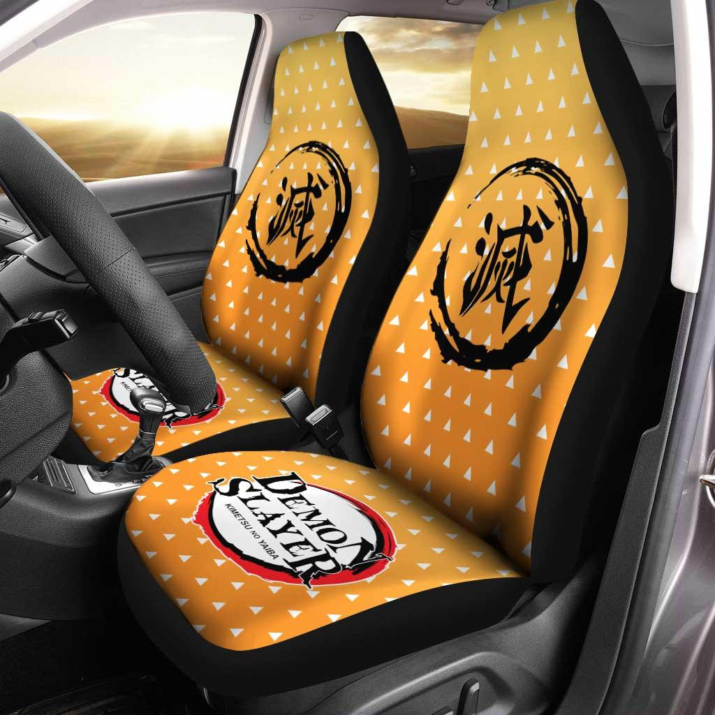 Demon Slayers Car Seat Covers  Zenitsu Agatsuma Kimetsu no Yaiba