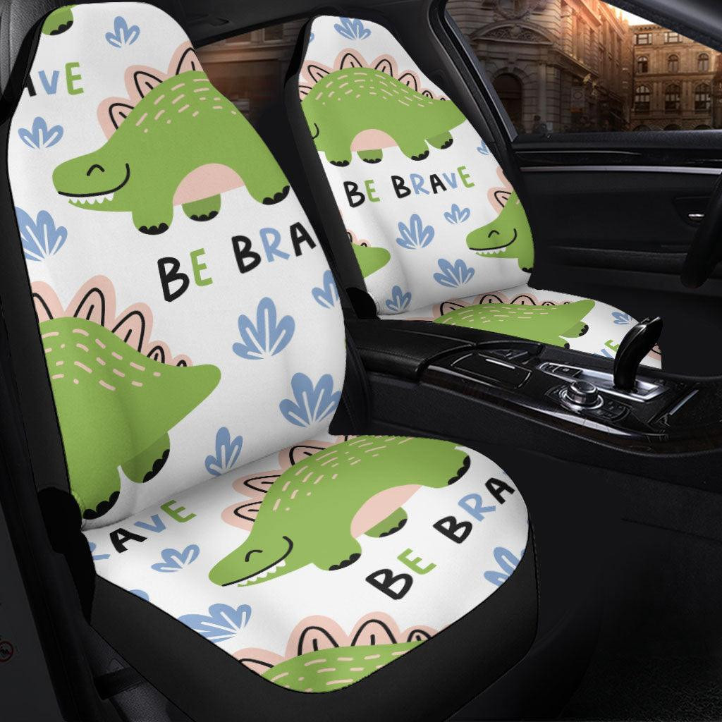 Dinosaur Car Seat Covers Custom Cute Stegosaurus Car Accessories