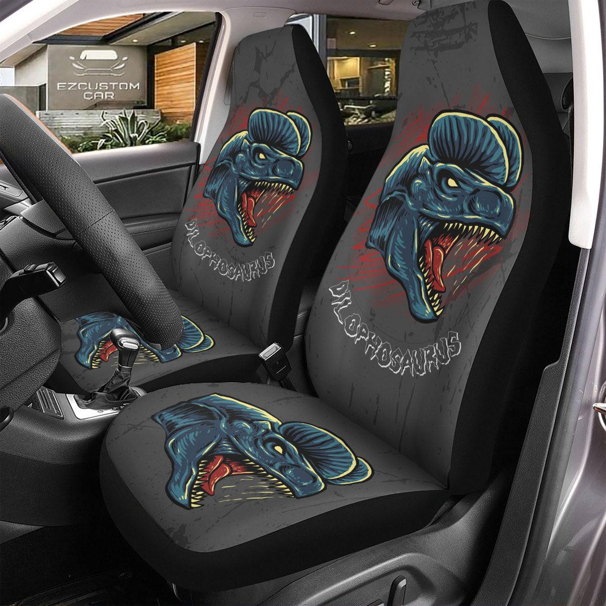 Dilophosaurus Seat Belt Covers Dinosaur Car Accessories