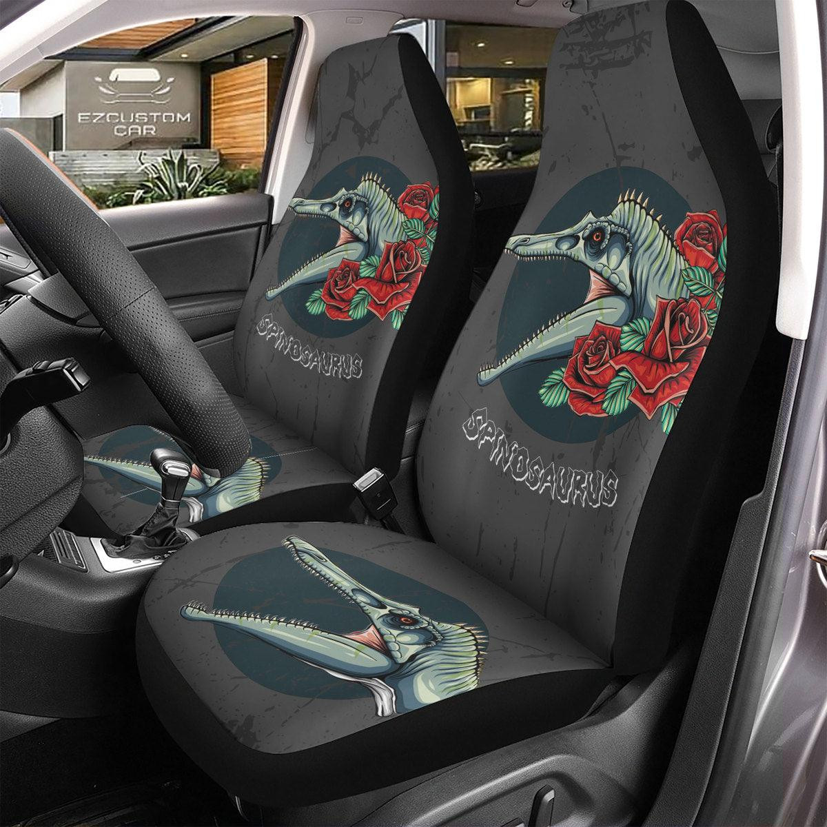 Spinosaurus Seat Belt Covers Dinosaur Car Accessories