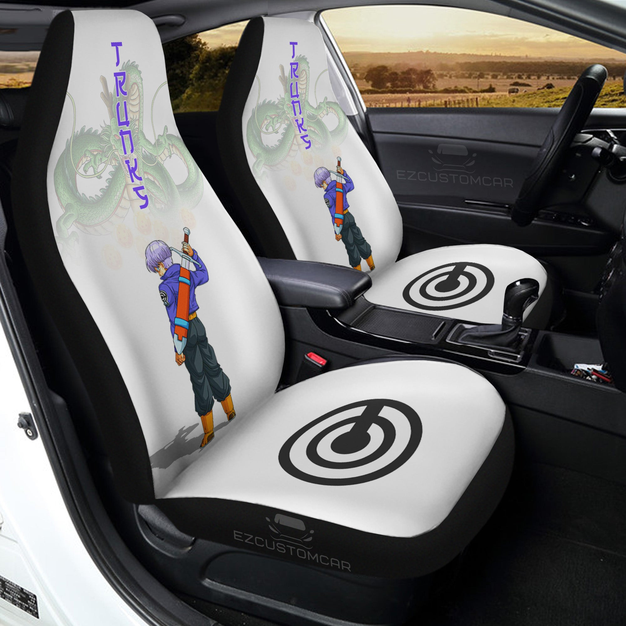 Dragon Ball Future Trunks Custom Car Seat Covers